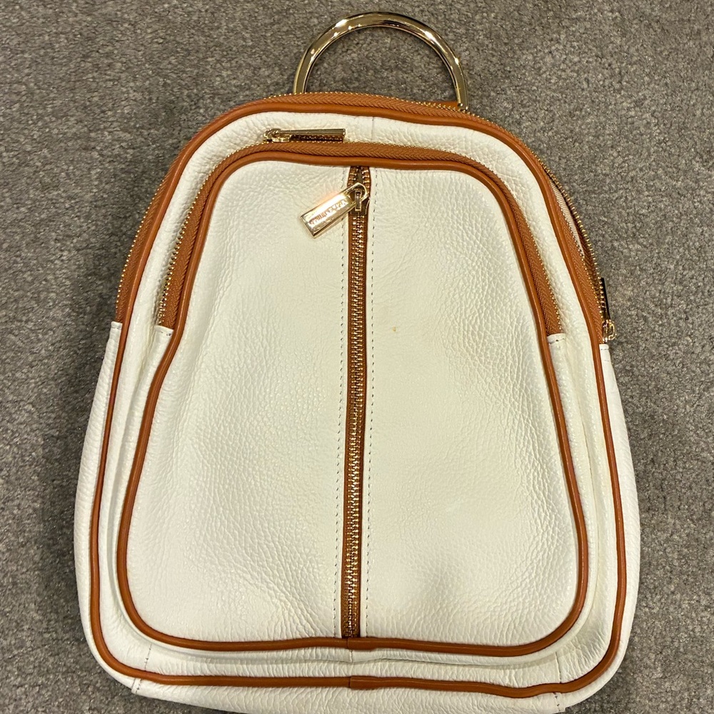 VALENTINA
Made In Italy Leather Dome Convertible Backpack NWOT - Picture 5 of 5